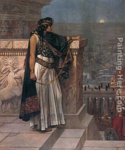 Herbert Gustave Schmalz Queen Zenobia's Last Look upon Palmyra